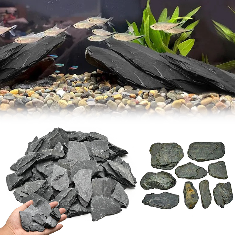 Aquarium Fish Fishing - Kit de piedras para paisajismo de