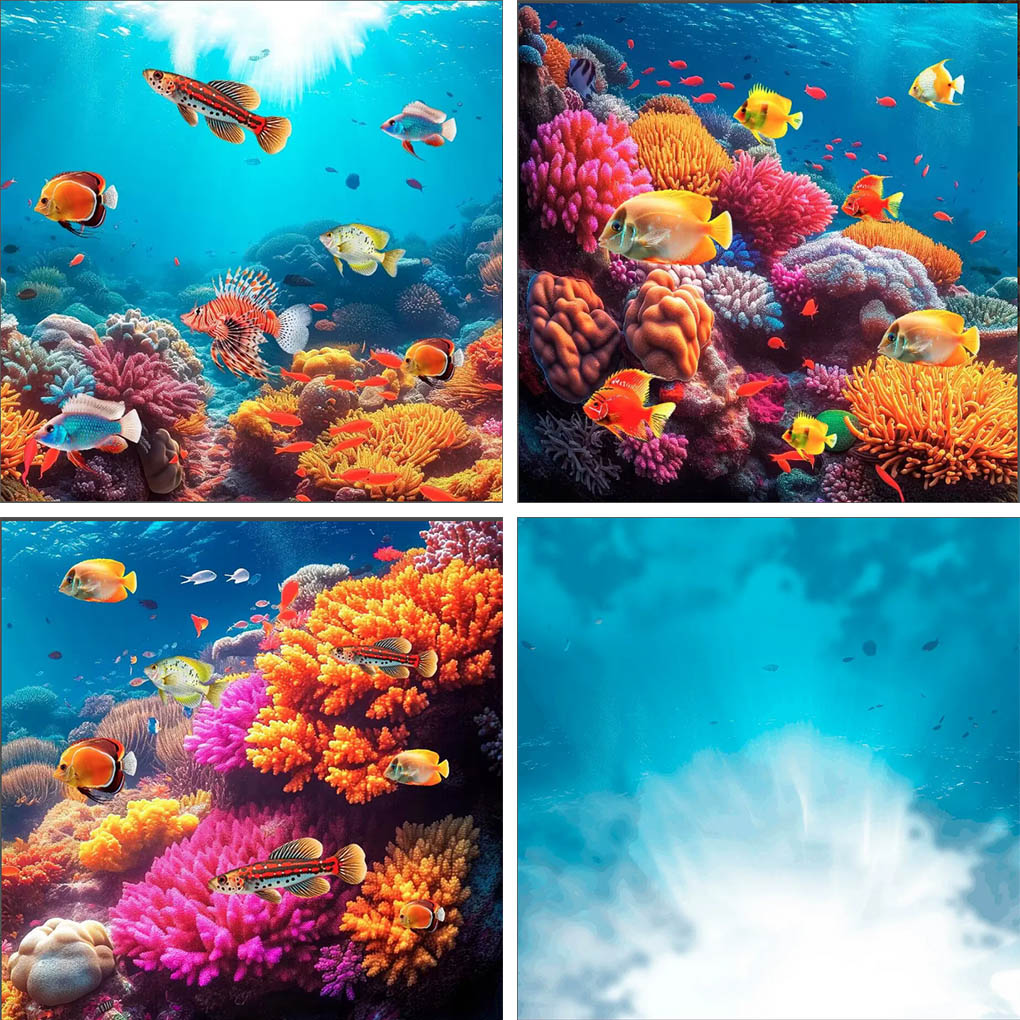 Aquarium Fish World - Mehofond Fondo Fotográfico Submarino, Paisaje Marino,