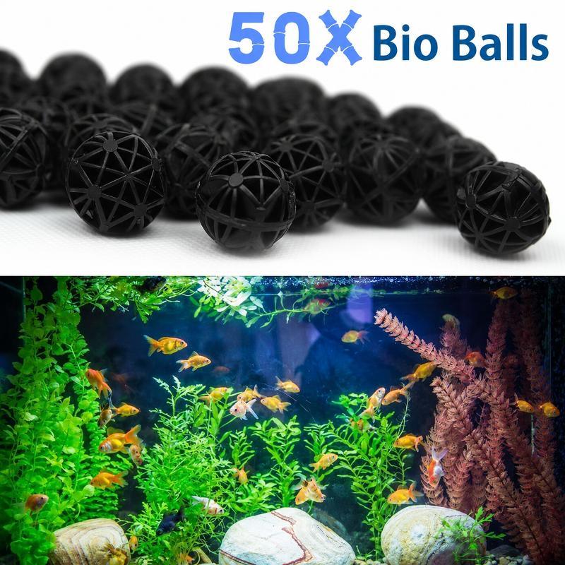 Aquarium Fish Accessories - 50 Piezas de Bolas de Filtro