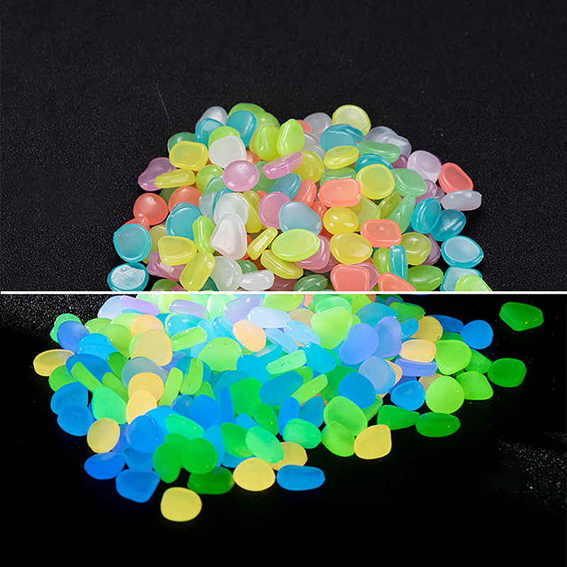 Aquarium Fish Accessories - 100 Uds. de piedras luminosas para