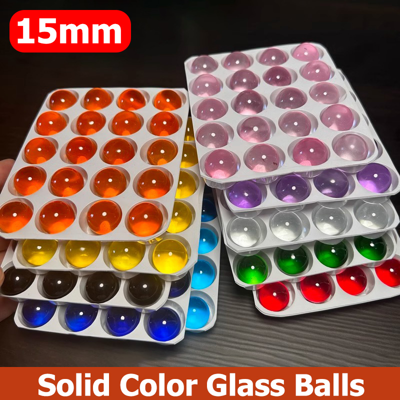 Aquarium Fish Glass - Bolas de vidrio de Color sólido,
