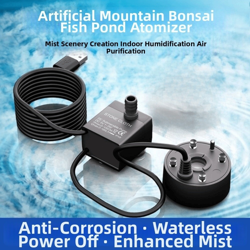 Aquarium Fish Accessories - Generador de Niebla 2 en 1