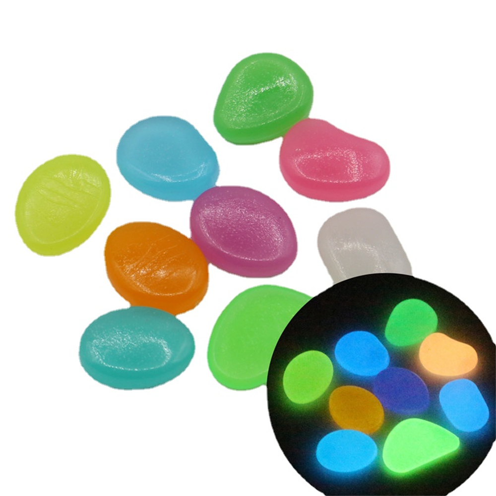Aquarium Fish Fishing - 50 Uds. De piedra luminosa fluorescente,