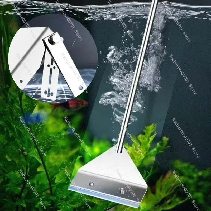 Aquarium Fish Glass - Herramienta de limpieza para acuarios, raspador