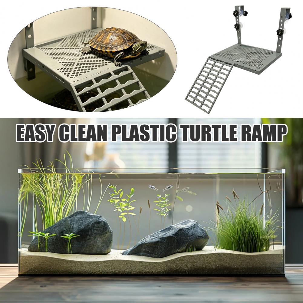 Aquarium Fish Fishing - Decoración para Acuario, Plataforma Sólida Colgante