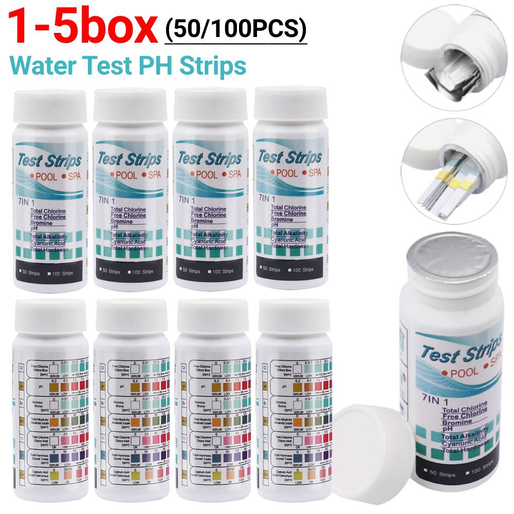 Tiras de prueba de agua PH 7 e - Aquarium Fish Accessories reseña y precio