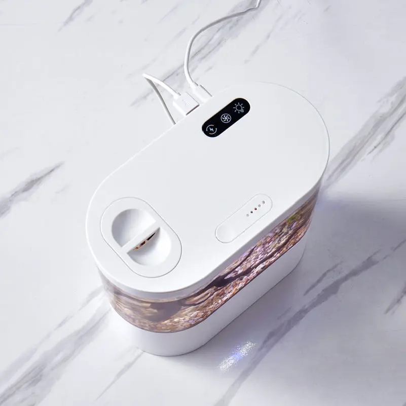 Mini acuario de escritorio USB - Fish Toy In Aquarium reseña y precio