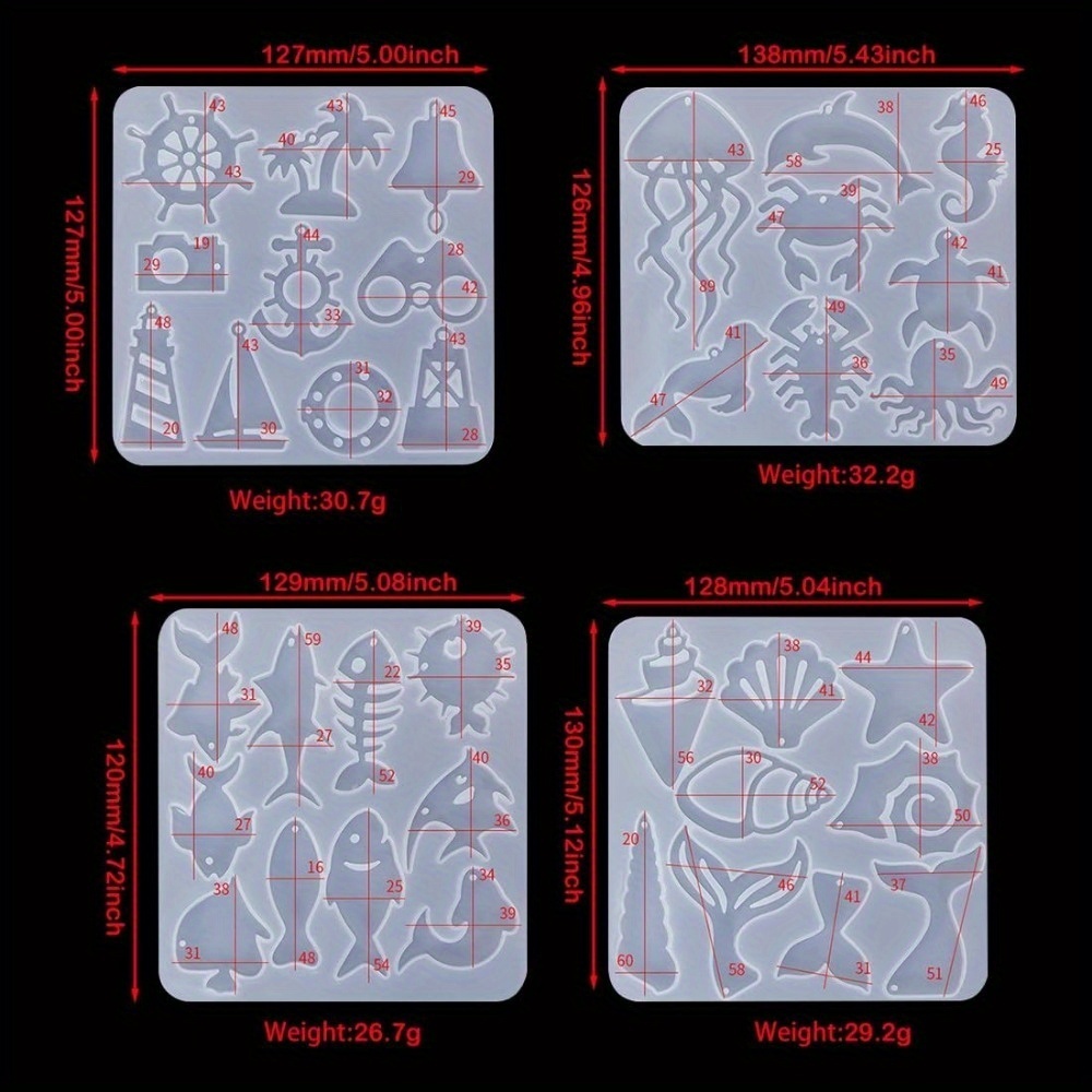 El set de moldes para pendient - Aquarium Fish Accessories reseña y precio