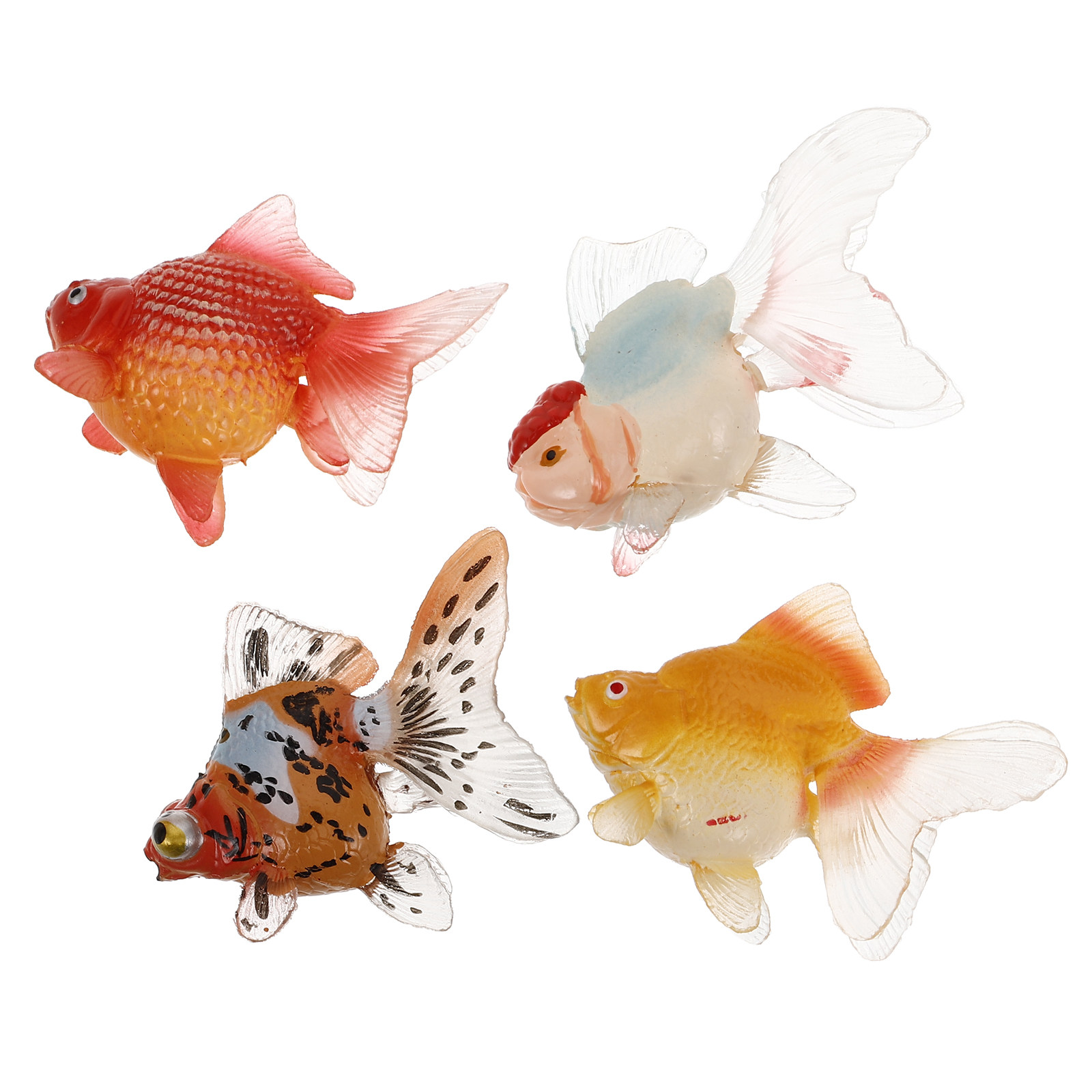 4 Piezas de Peces Koi Artifici - Fish Toy In Aquarium reseña y precio