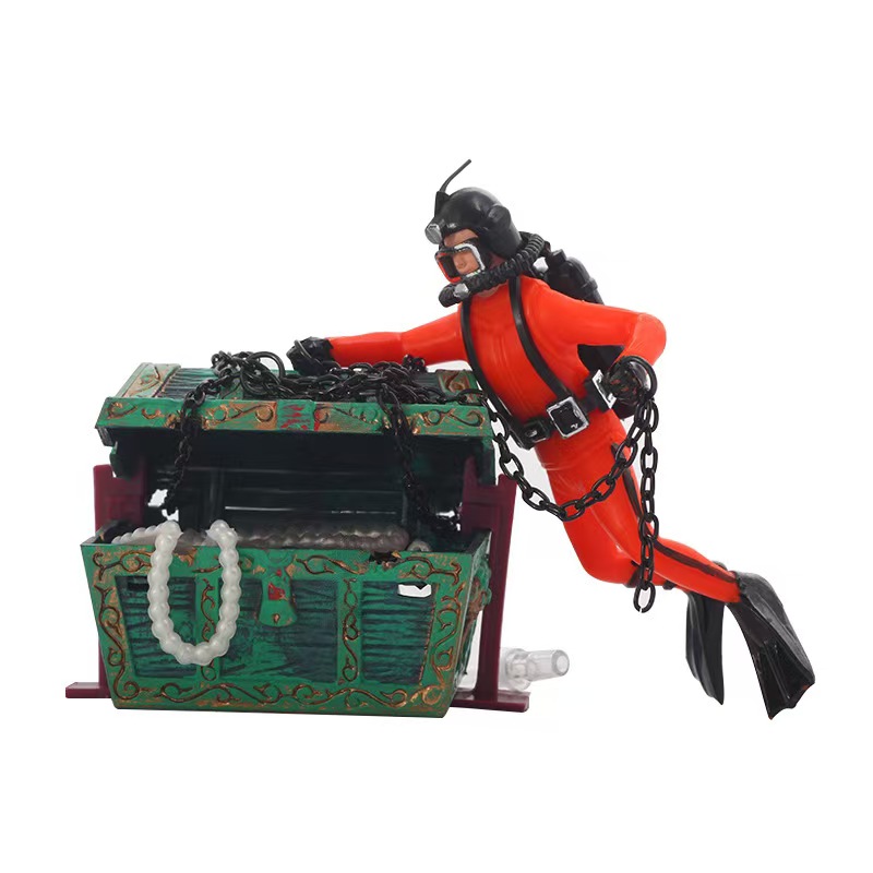 Figura de acción de buzo cazad - Aquarium Fish World reseña y precio