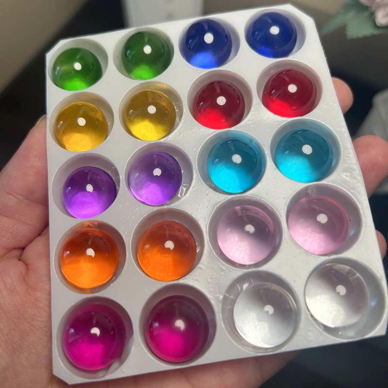 Bolas de vidrio de Color sólid - Aquarium Fish Glass reseña y precio