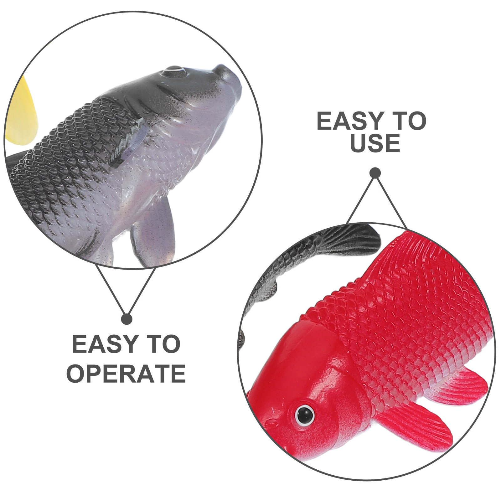 3 Piezas de Figuras de Peces R - Fish Toy In Aquarium reseña y precio