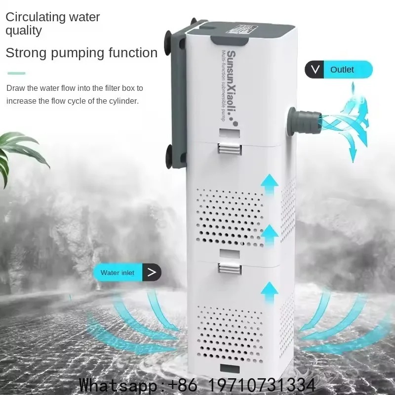 Filtro SUNSUN 3 en 1 para Acua - Aquarium Mini Fish reseña y precio