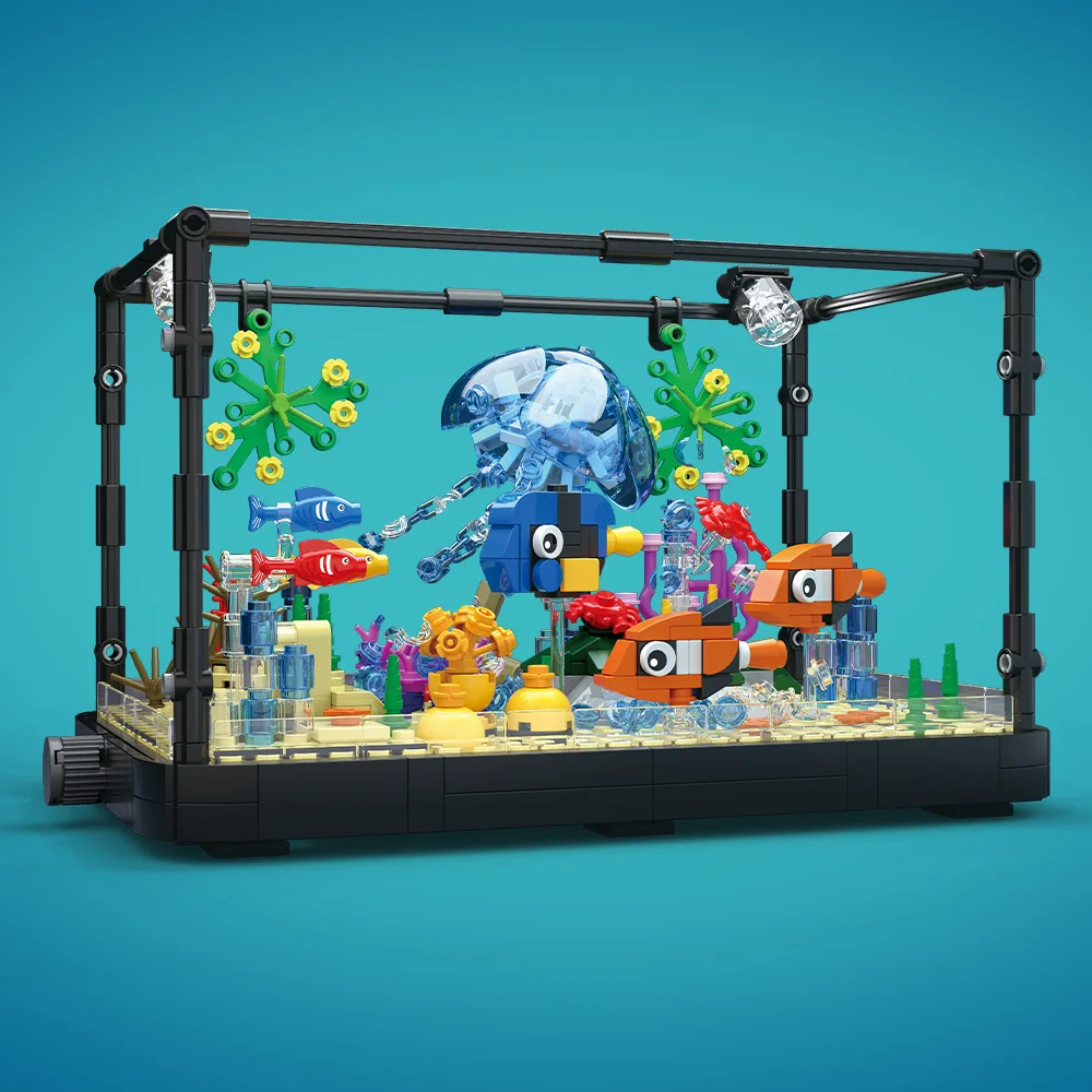 Juego de bloques de construcci - Fish Toy In Aquarium reseña y precio