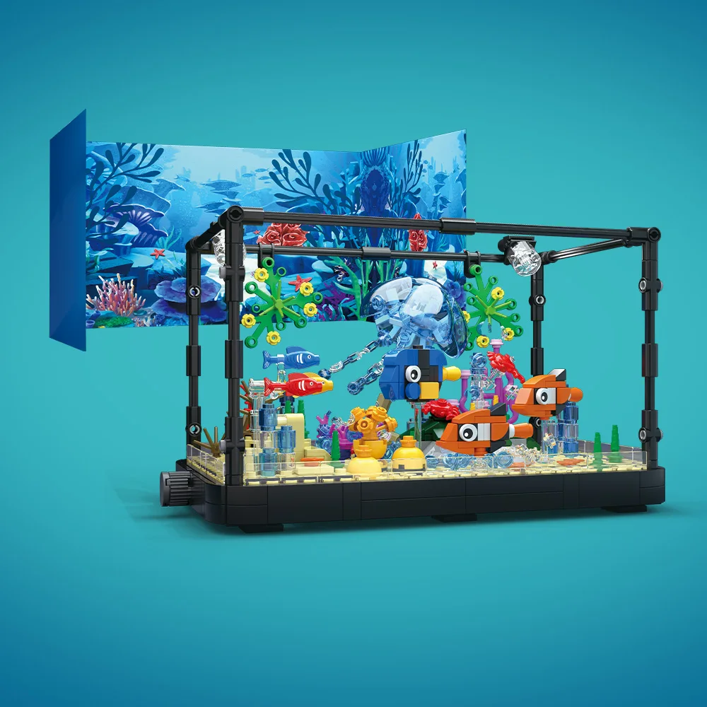 Juego de bloques de construcci - Fish Toy In Aquarium reseña y precio