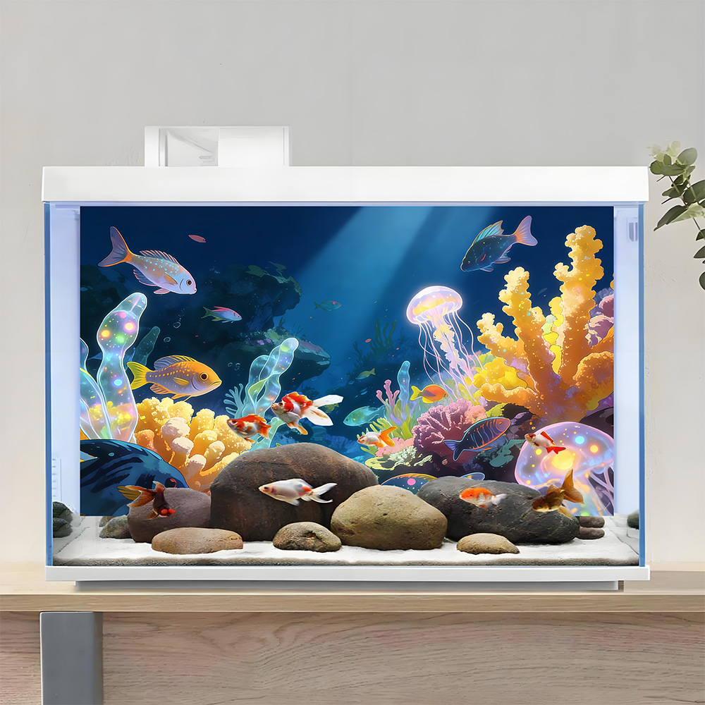 Fondo para acuario, decoración - Aquarium Fish World reseña y precio