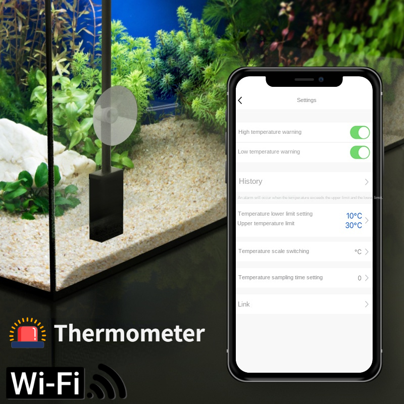 Termómetro inteligente para pe - Aquarium Fish Uk reseña y precio
