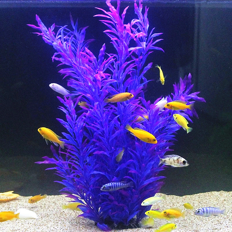 Plantas Artificiales para Acua - Aquarium Fish Fishing reseña y precio